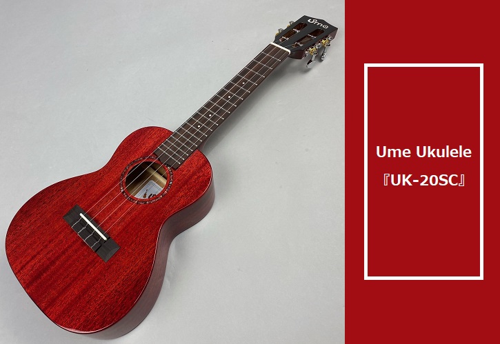 【ウクレレ】Ume Ukulele 『UK-20SC』再入荷しました！