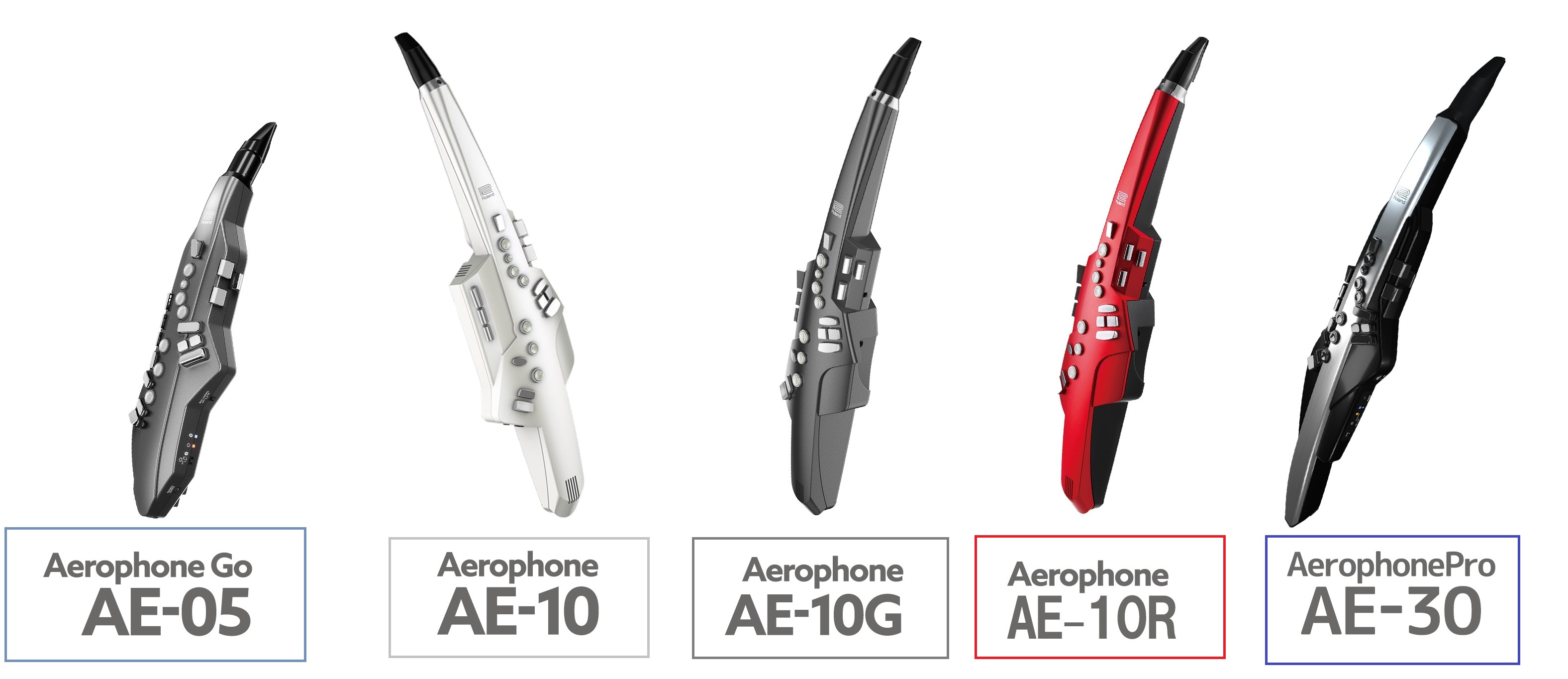 【電子管楽器】Roland Aerophone (エアロフォン) 3機種の違いをご紹介！