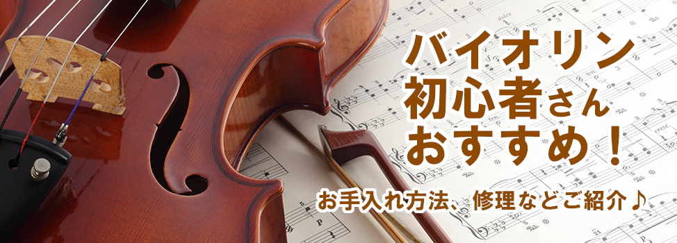 初心者さんおすすめ♪】バイオリンについて、お手入れ方法、修理等ご ...