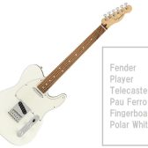 Fender Player Telecaster, Pau Ferro Fingerboard, Polar White テレキャスター 入荷しました！