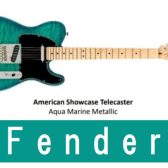 【エレキギター】Fender American Showcase Telecaster Aqua Marine Metallic 入荷いたしました！