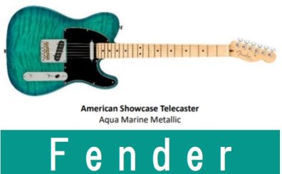 【エレキギター】Fender American Showcase Telecaster Aqua Marine Metallic 入荷いたしました！