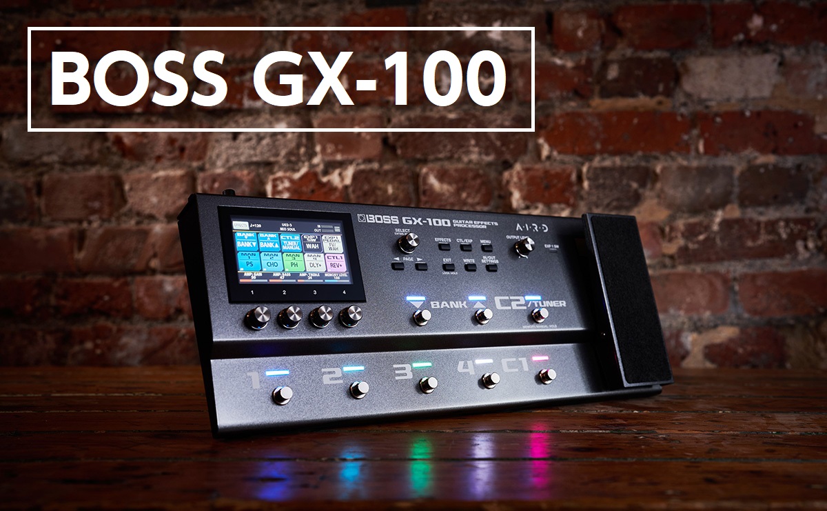 マルチエフェクター】 BOSS GX-100 入荷致しました！｜島村楽器