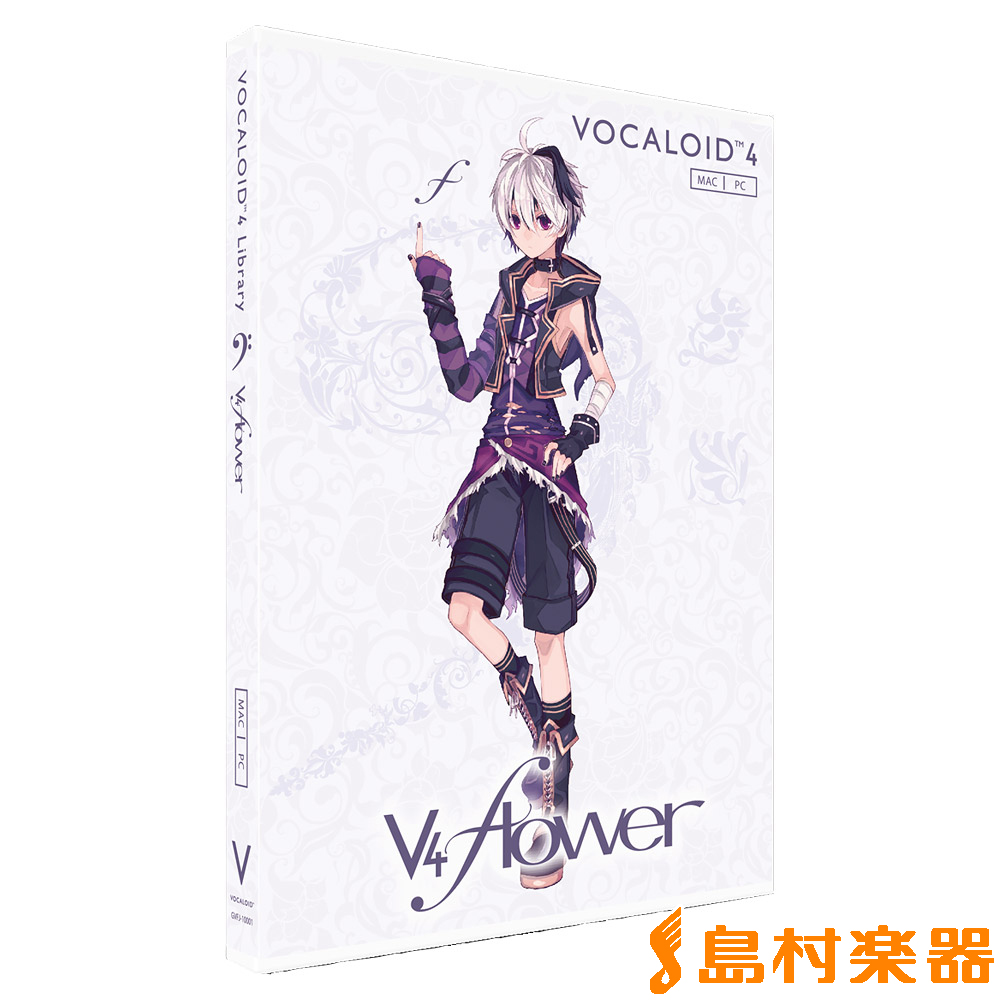 ソフトウェアGynoid VOCALOID4 Library v4 flower 単体版