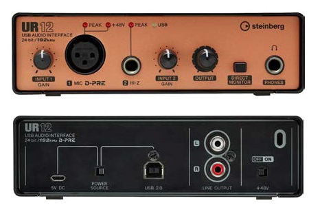 steinberg UR12 Black & Copper Mode USB 入荷致しました