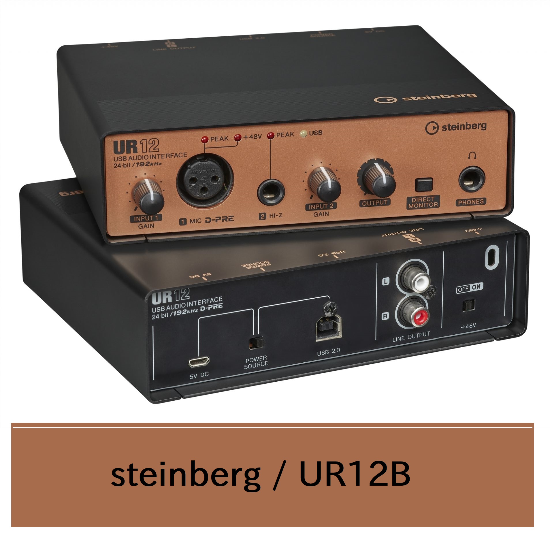 Steinberg UR12 今月18日までの特価 オーディオインターフェース