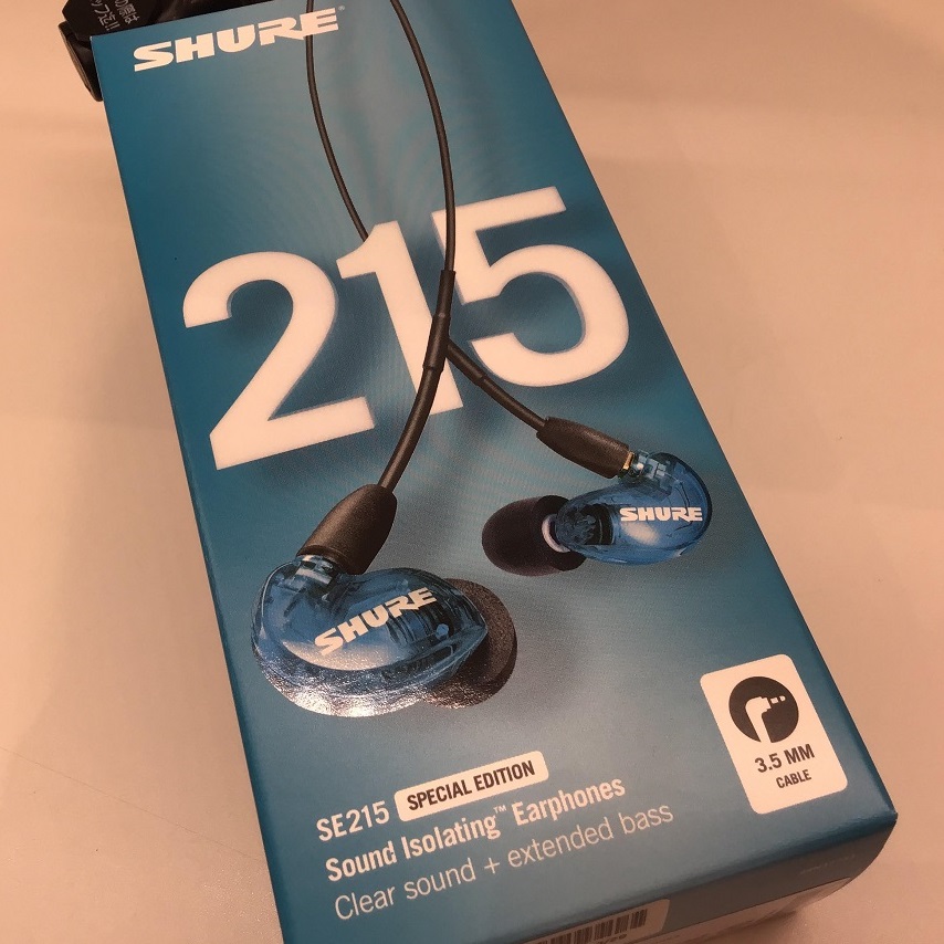 カナル型イヤホンSHURE SE215 SPECIAL EDITION