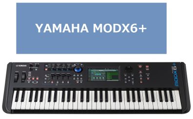 バンド用キーボードにもおすすめ！【YAMAHA】MODX6+ シンセサイザー 61鍵盤 入荷致しました！