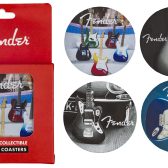 フェンダーのレザーコースターが入荷！Fender FENDER GUITARS COASTER SET　4-PACK, MULTI-COLOR LEATHER