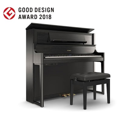 ピアノとしての美しさを持ちながらもデジタルならではの部分も隠さずに魅せるデザインとなっており、LX708はGOOD DESIGN賞2018も受賞致しました。