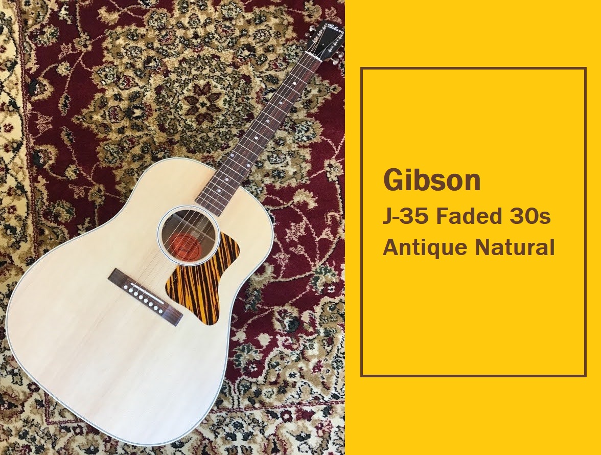 島村楽器大分店にGibson(ギブソン)のアコースティックギター『J-35 Faded 30s』が入荷致しました！ J-35 Faded 30’sは、伝説のJ-35に迫るヴィンテージ感の実現のため、サテン・ニトロセルロース・フィニッシュを採用し、オリジナルのJ-35が醸すヴィンテージ的な風合い、フィ […]