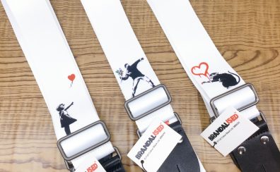 【入荷情報】BRANDALISED：「バンクシー」の作品をデザインしたギターストラップ発売！