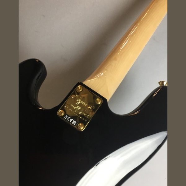 Anniversary仕様に刻印されたフロントプレートとグロス仕上げが特徴的なこのP Bassは、ステージ上でいっそう輝きを増します。