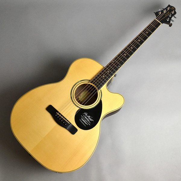 小ぶりなOMトタイプの抱えやすさに加え、カッタウェイによりハイポジションの演奏性も向上させた汎用性の高いモデル。