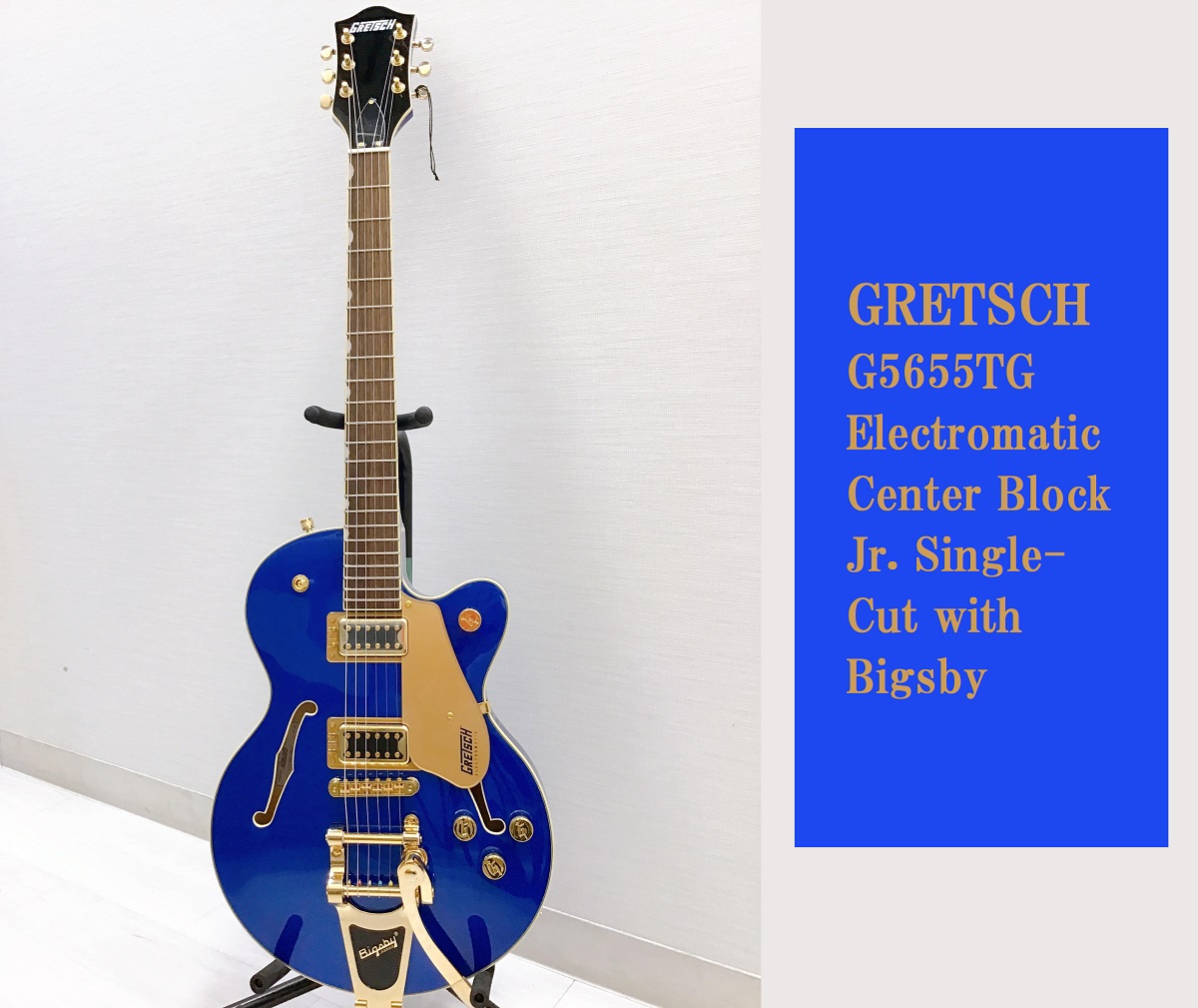 【クラシック】 GRETSCH（グレッチ） セミアコ G5655TG Center Block Jr. Single-Cut w/Bigsby