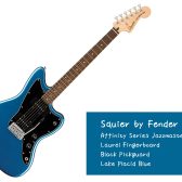 【スクワイヤ】Squier by Fender Affinity Series Jazzmaster Laurel Fingerboard Black Pickguard Lake Placid Blue ジャズマスター 入荷しました！