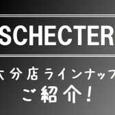 USAと日本で展開するギターブランド！【SCHECTER/シェクター】のエレキギターを販売中です♪