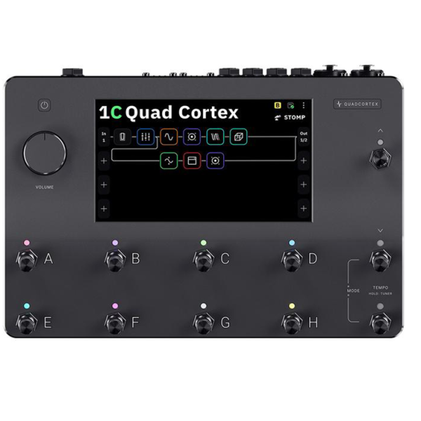 大きな7インチマルチタッチディスプレイを備えたQuad Cortexは、信じられないほど簡単に操作ができ、複雑なシグナルパスも簡単に作成できます。