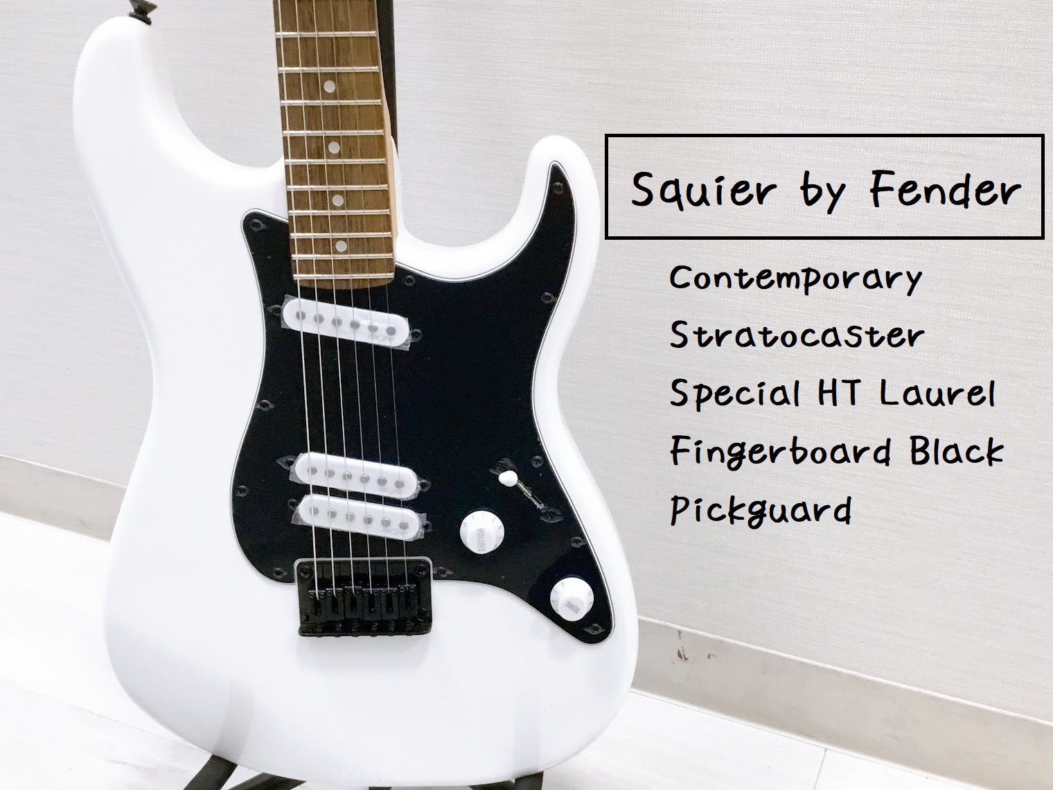 島村楽器大分店に、スクワイヤのContemporary Stratocaster Special HT Laurel Fingerboard Black Pickguardが入荷致しました！ こだわりの強い現代のプレーヤーを満足させるために、これまでの象徴的なフェンダーデザインには無かった、大胆な変 […]