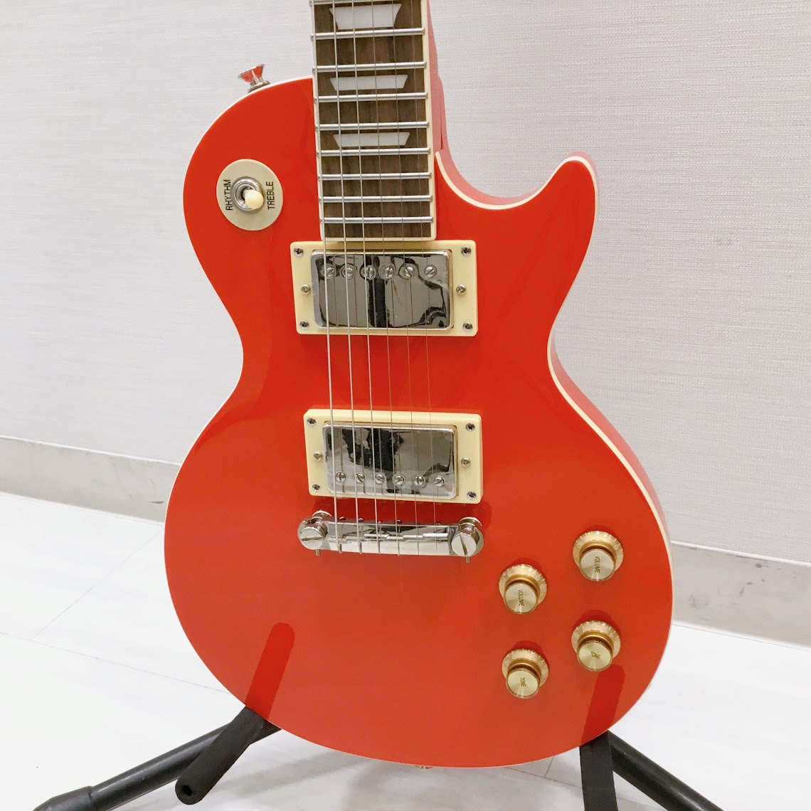 レスポールミニギター！【Epiphone】Power Players Les Paul Lava Red