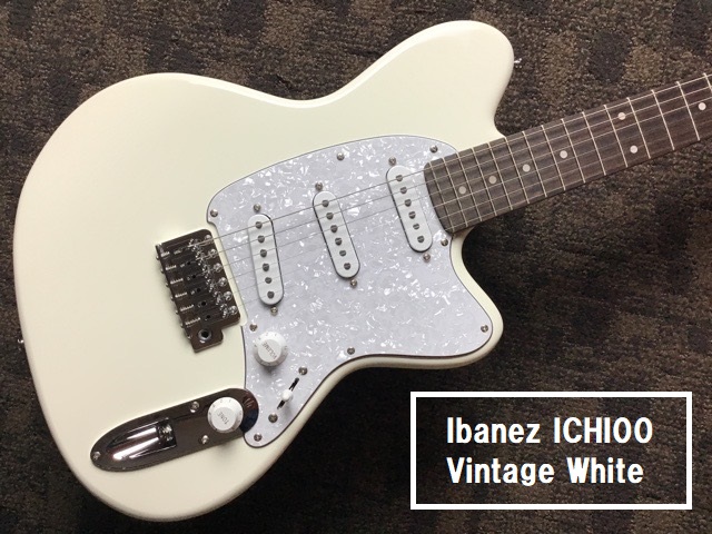 Ibanez ICHI00-VWH Vintage White Ichika Nito シグネイチャーモデル