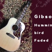 ヴィンテージ感溢れる風合い！【Gibson】Hummingbird Faded 入荷致しました！