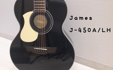 左利き レフトハンドモデル！【James】J-450A/LH Black 入荷致しました！