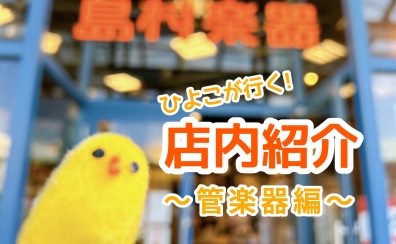 【ひよこが行く！】島村楽器大分店＊店内紹介～管楽器編～