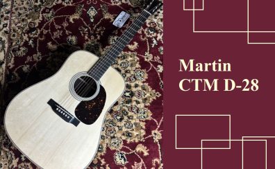 カスタムプロモオーダーモデル。【Martin】CTM D-28 入荷致しました。