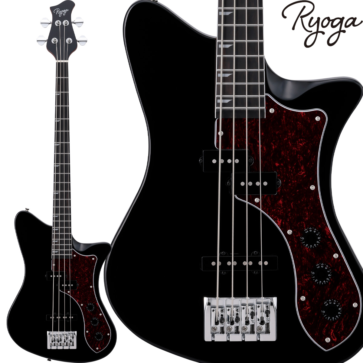 エレキベースRyoga：SKATER-BASS (Black)