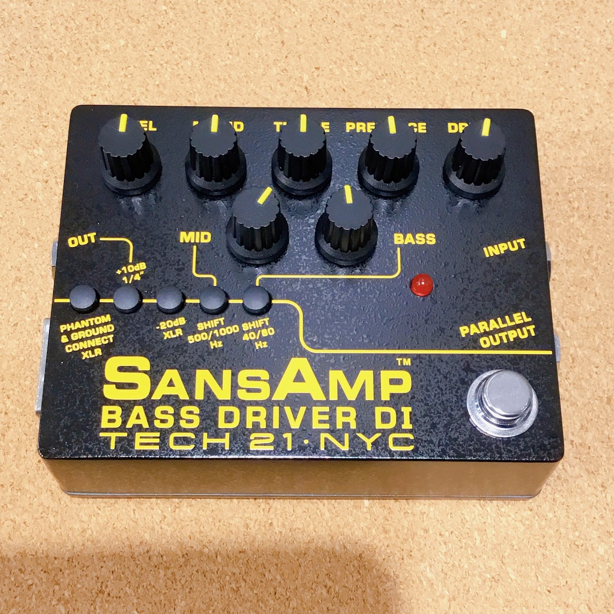 ベース用プリアンプTech21：SANSAMP BASS DRIVER DI V2