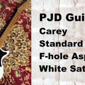 【PJD Guitars】Carey Standard w/ F-hole Aspen White Satin 大分店に入荷致しました！