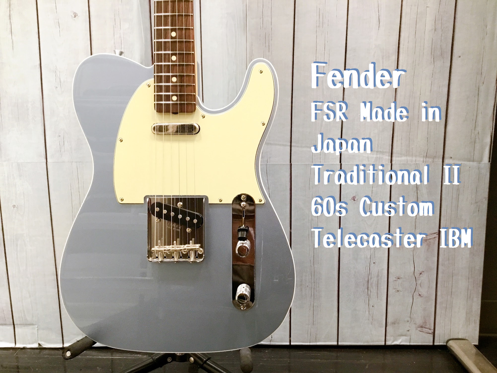 島村楽器パークプレイス大分店に、Fender FSR Collection 2024 Made in Japan Traditional II 60s Custom Telecaster Ice Blue Metallic が入荷致しました！ 島村楽器オーダーの特別モデル。通常ラインナップにないバイ […]