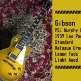 【Gibson】PSL Murphy Lab 1959 Les Paul Standard Reissue Green Lemon Fade Light Aged 入荷致しました！