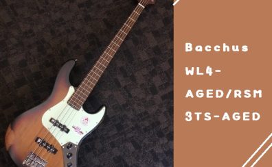【Bacchus】WL4-AGED/RSM 3TS-AGED エレキベース 大分店に入荷致しました！