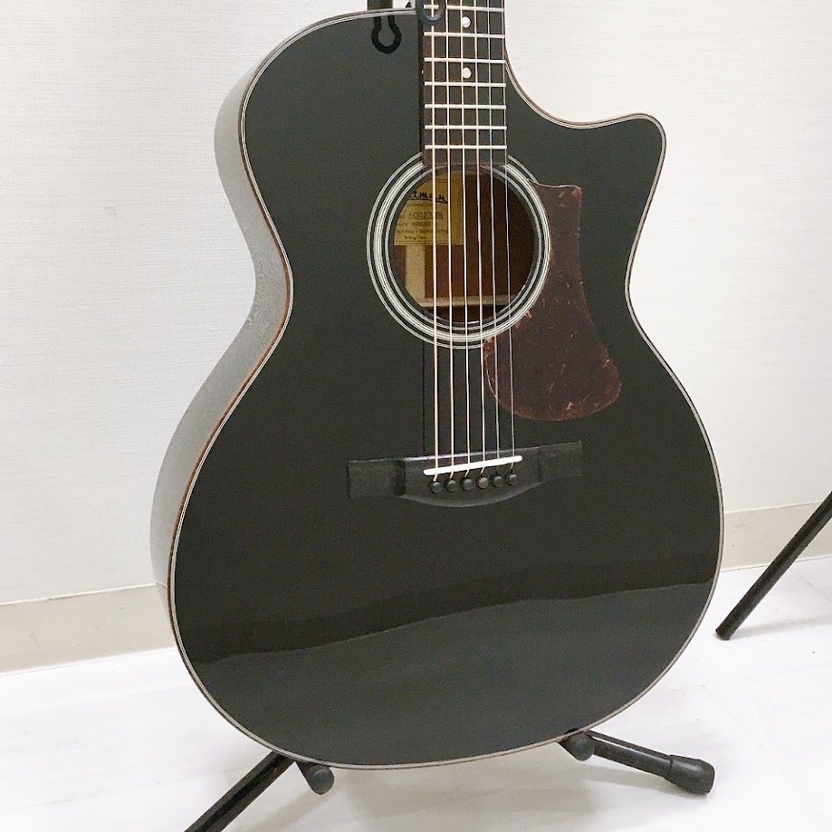 アコースティックギターEASTMAN:AC322CE CTM / Piano Black