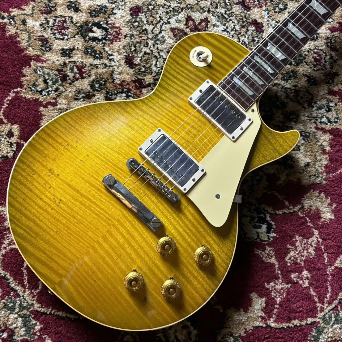 GibsonPSL Murphy Lab 1959 Les Paul Standard Reissue Green Lemon Fade Light Aged
