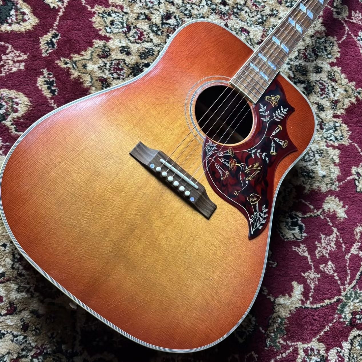 Gibson1960 Hummingbird Light Aged, Heritage Cherry Sunburst