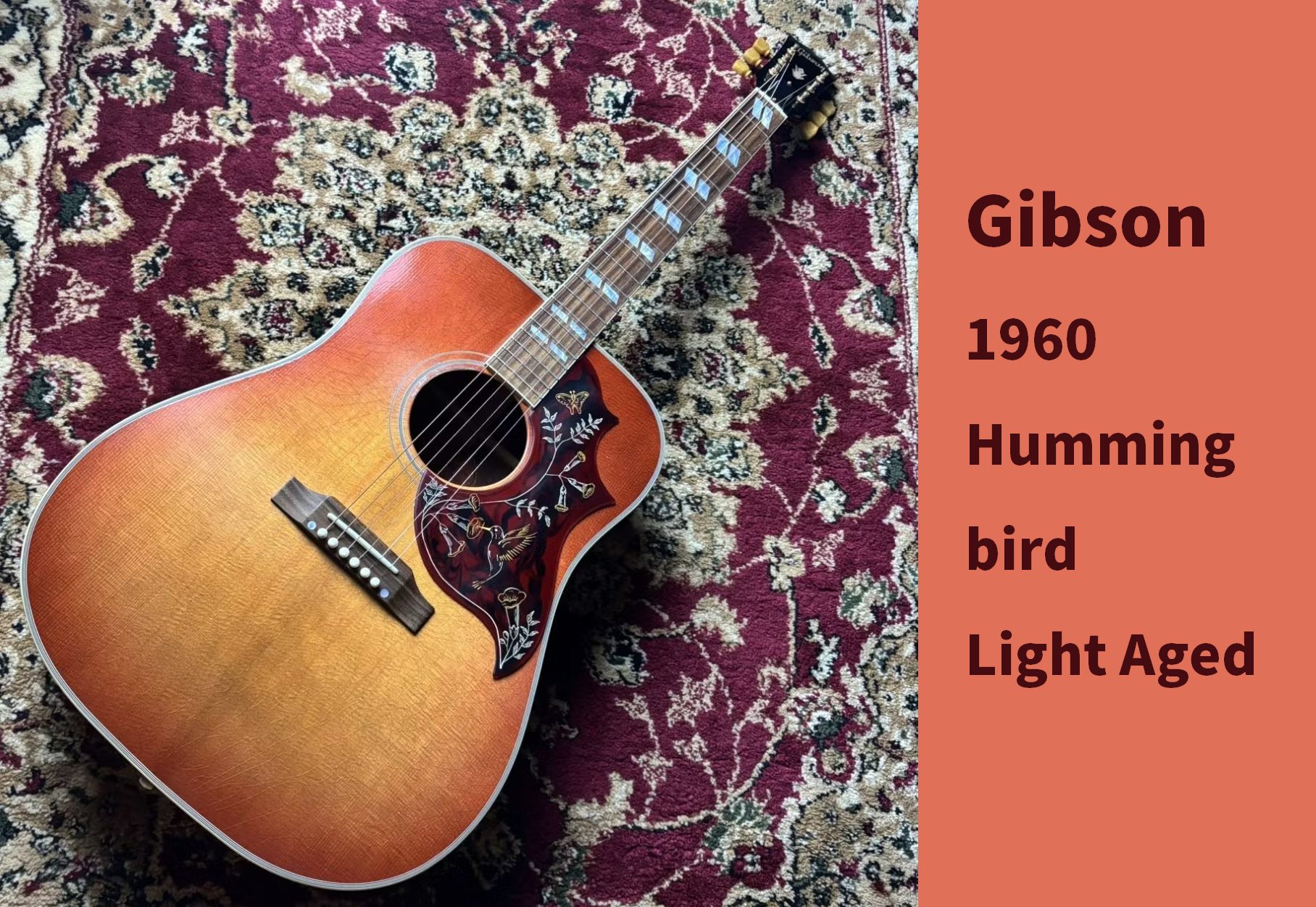 みなさん、こんにちは！島村楽器パークプレイス大分店です。ギターファン待望の「Gibson 1960 Hummingbird Light Aged」がついに大分店に入荷しましたのでお知らせいたします！ ■Hummingbirdの真髄がここに 1960年代初頭、アコースティックギターの歴史において一つの […]
