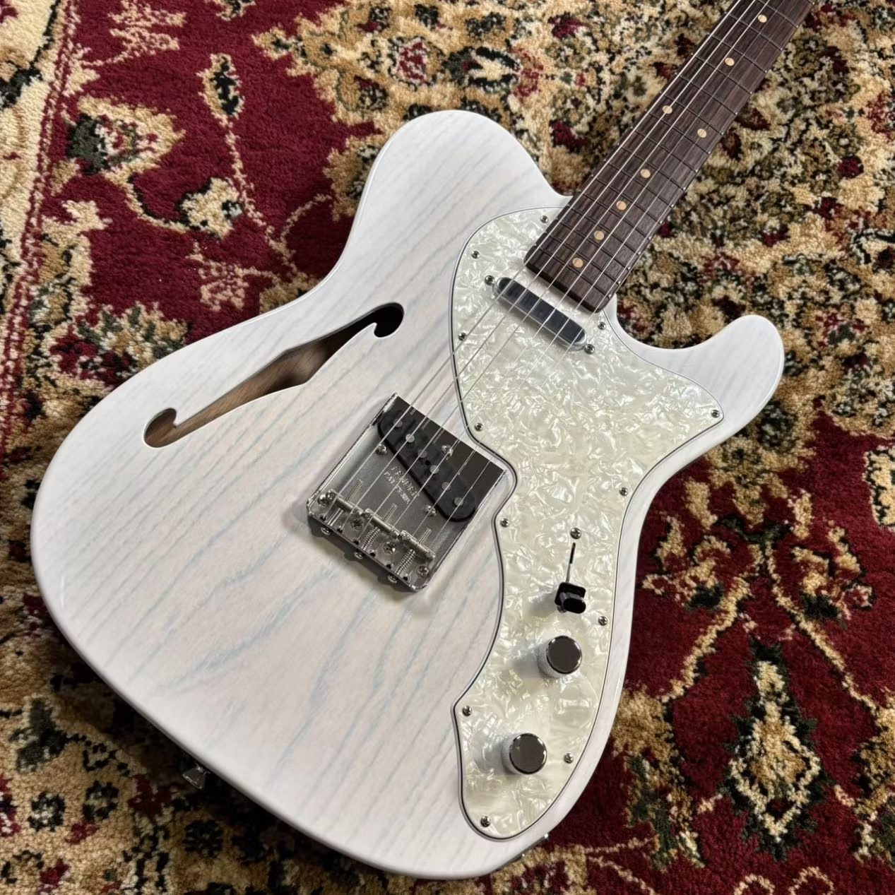 Freedom Custom Guitar ResearchC.S. Retro Series TE-TL Semi Solid WhiteBlond