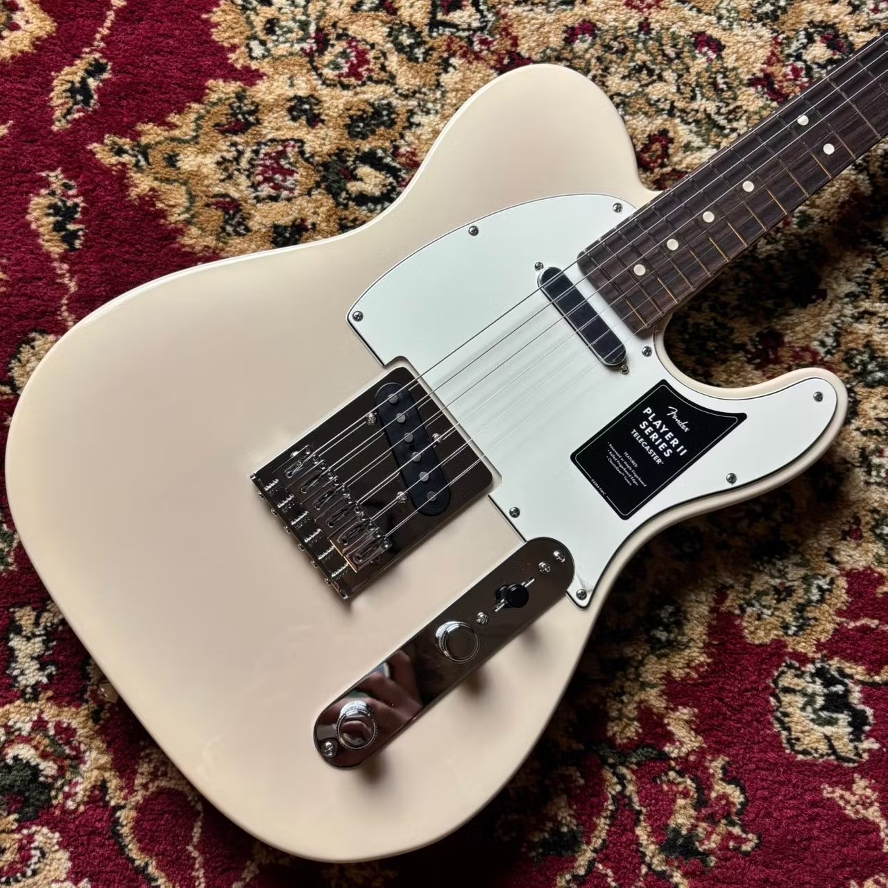 FenderPlayer II Telecaster Rosewood Fingerboard, White Blonde Chambered Ash