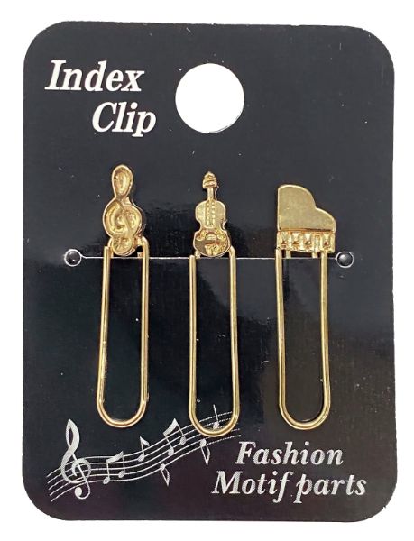 インデックスクリップ ゴールド