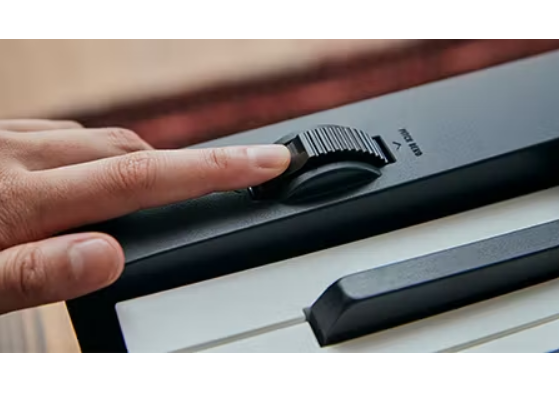 必要最小限のボタン、ダイヤルを備えたシンプルな操作パネルにより、音色選択や各種設定を簡単・直感的に行えます。