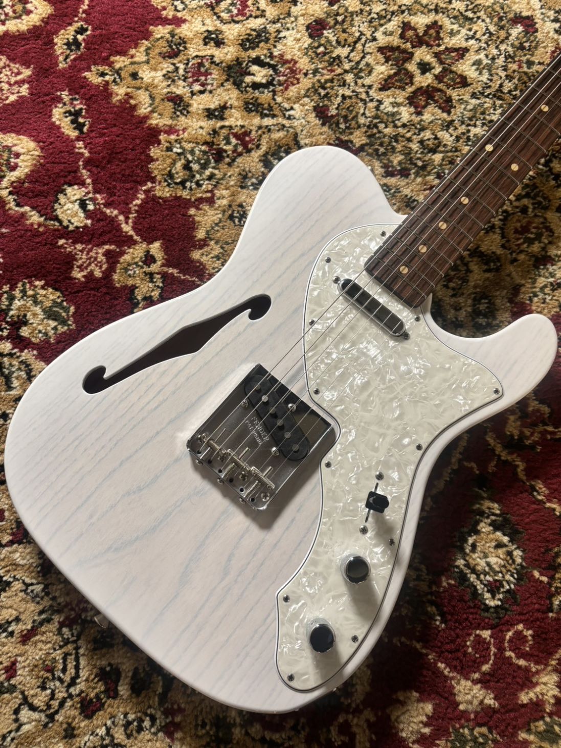 Freedom Custom Guitar ResearchSeries TE-TL Semi Solid WhiteBlond