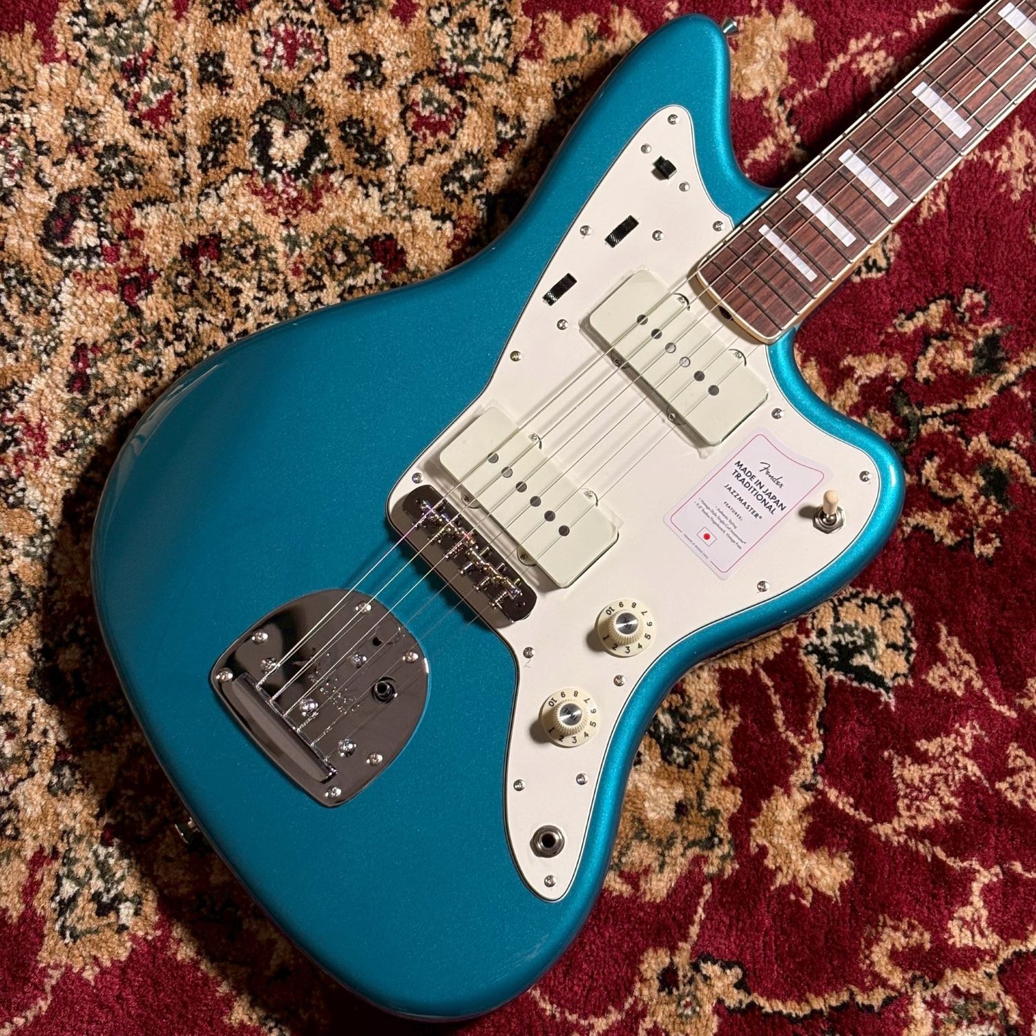 FenderMade in Japan Traditional Late 60s Jazzmaster Ocean Turquoise Metallic