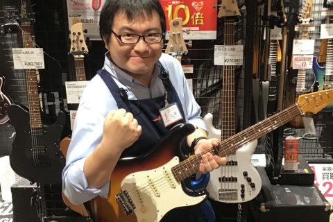 スタッフ写真 エレキギター、アンプ、エフェクター ギターアドバイザー(社内資格) 山本