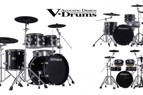 *V-Drums Acoustic Design 『V-Drums Acoustic Design』シリーズは、アコースティック・ドラムさながらの存在感のある外観とローランドが誇るテクノロジーが融合した、まったく新しいラインナップです。光沢のあるラッピングを施した木製シェルのタム類や、オリジナル・デ […]