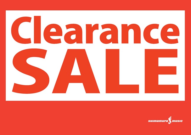 【Clearance Sale2018】クリアランスセール