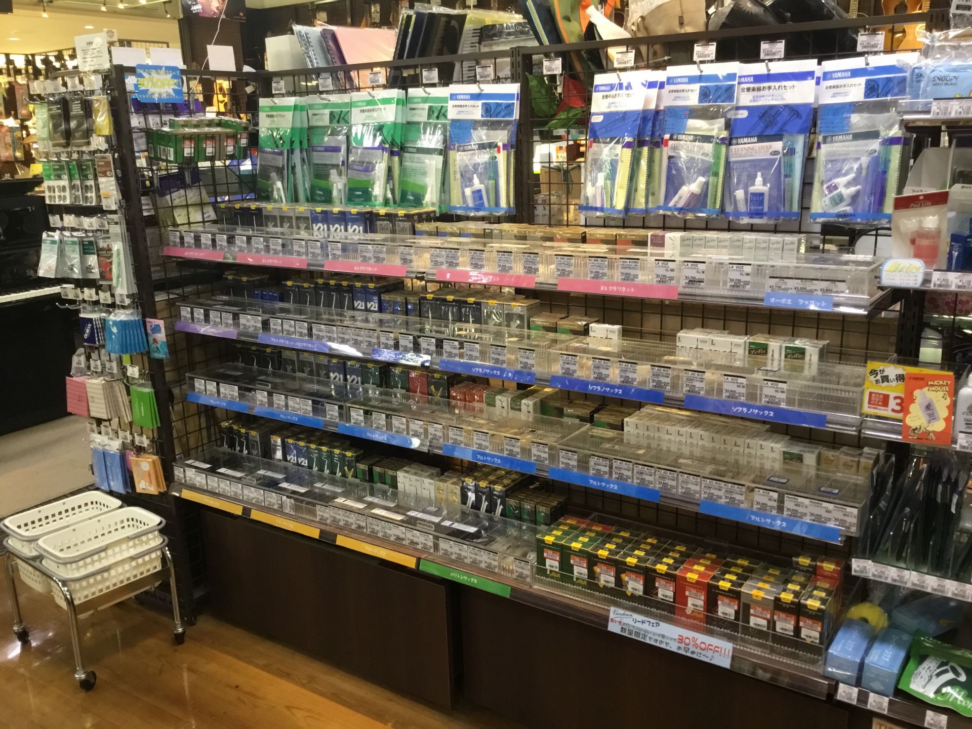 一部リードが商品入れ替えのためお値打ちに！今こそいろんなリードを試すチャンスです！