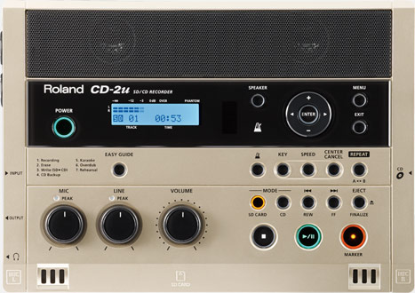 展示品特価】Rolandの高品位MTR『CD-2u』が一台限りの大特価！｜島村